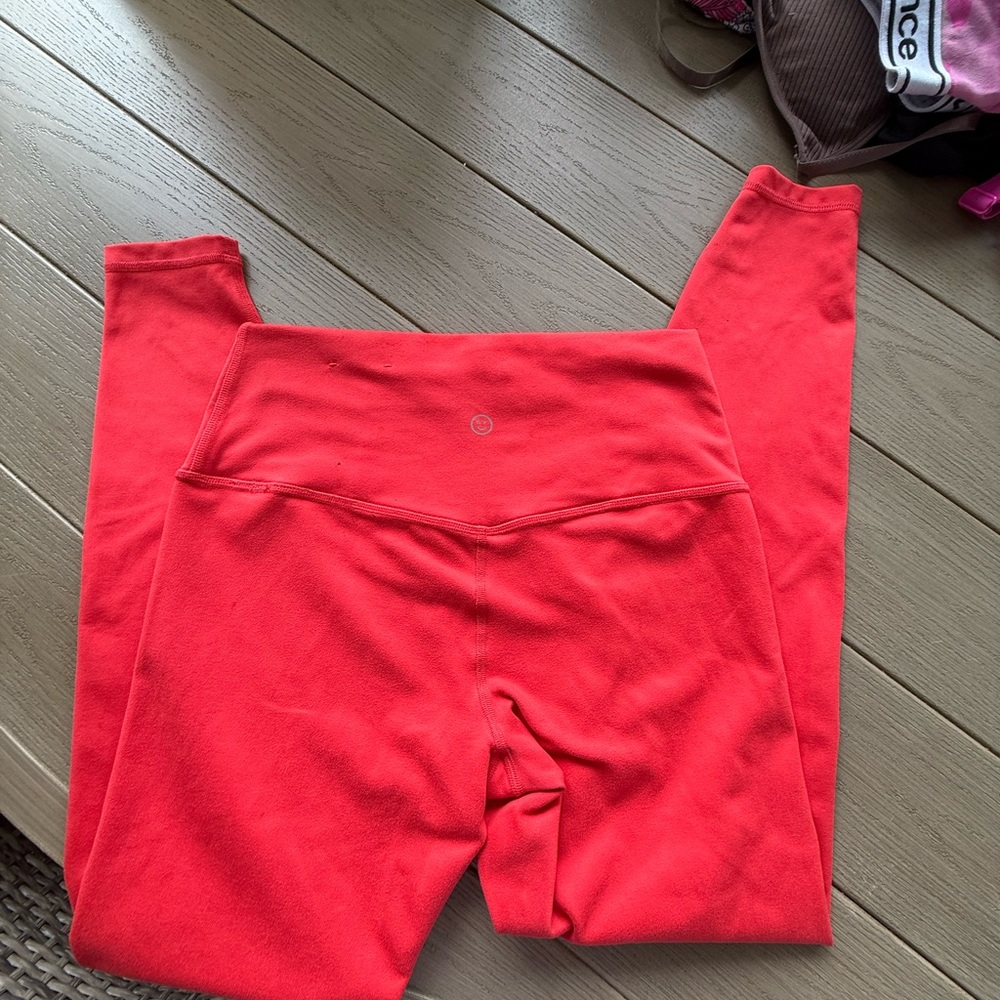 Gilly Hicks Red Leggings Soft Stretchy Bottoms